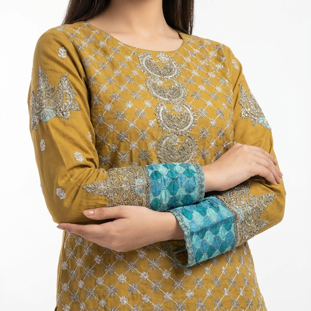 fancy new collection sapphire brand 3pc stitched suit