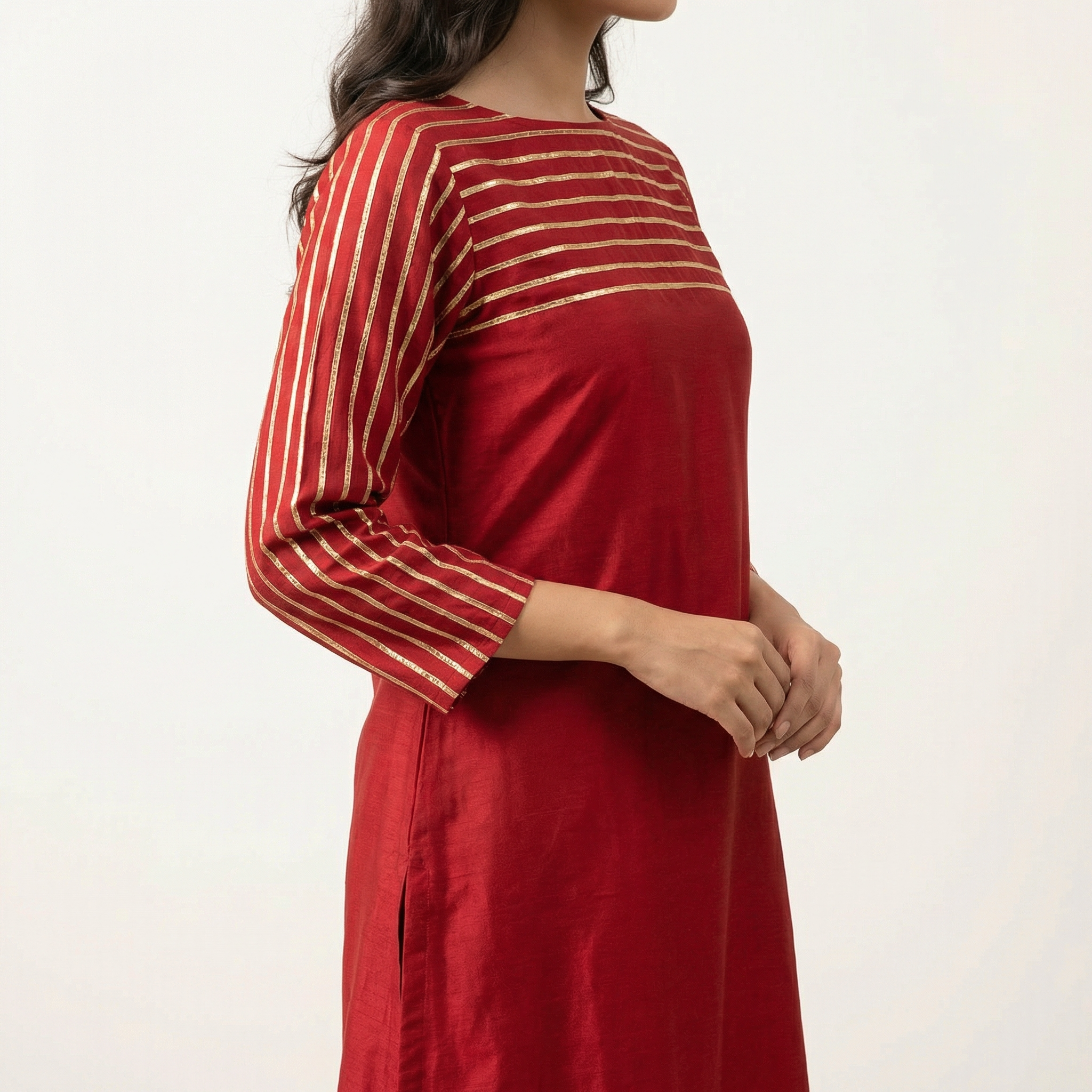 3-piece stitched suit, ready-to-wear Premium branded Rao silk fabric