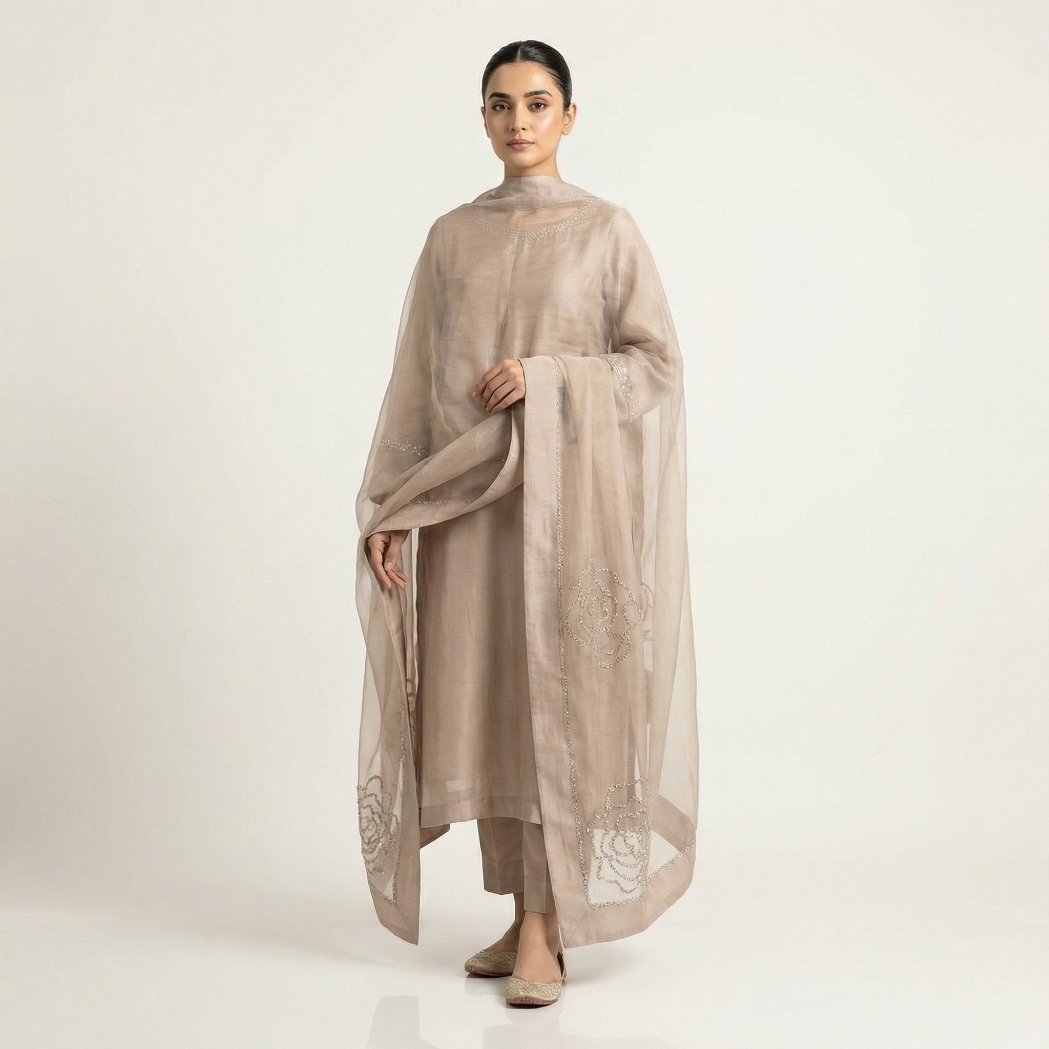 Rao silk ethnic 3 pc  stitched