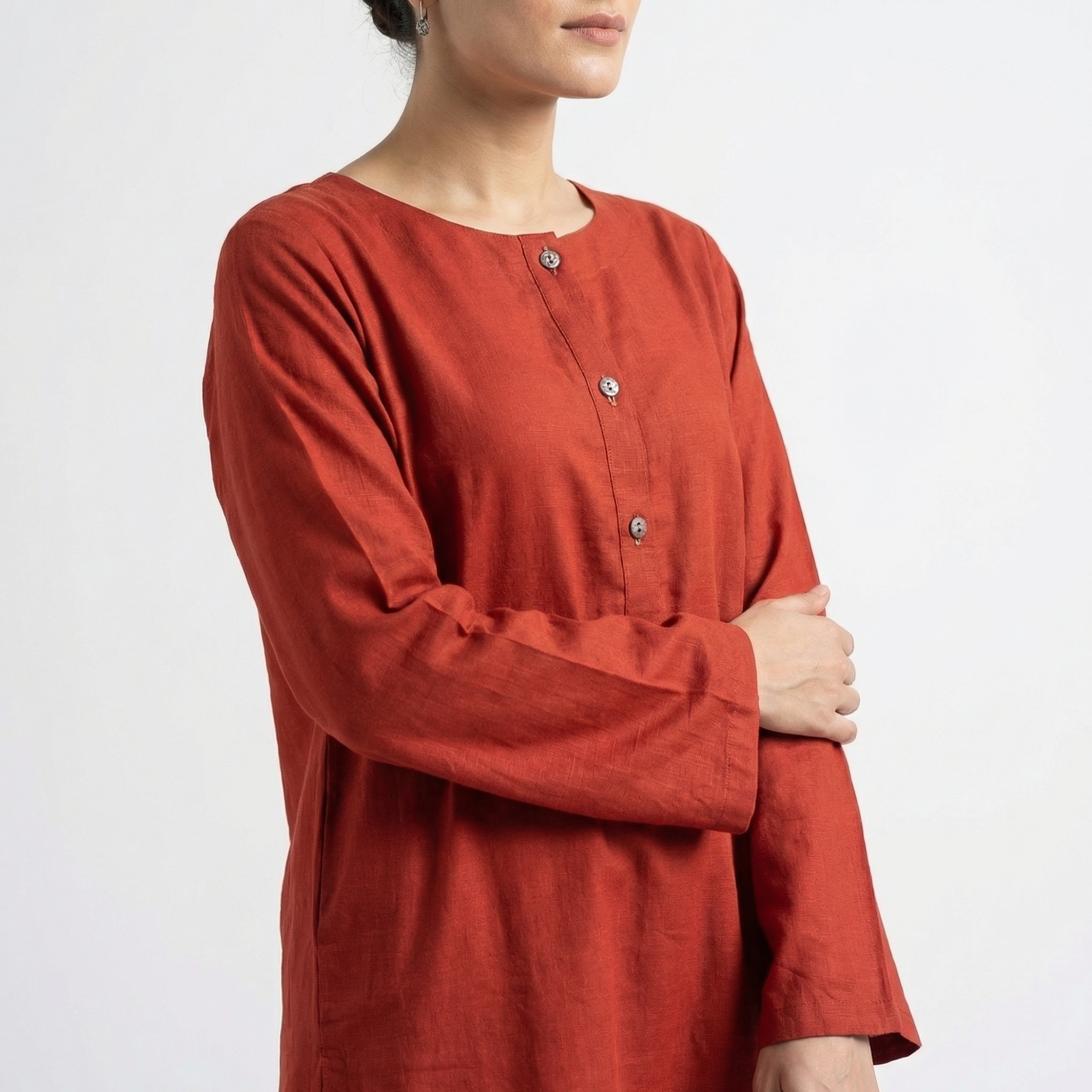 Maroon Embroidered ethics sapphire brand 2-Piece Suit