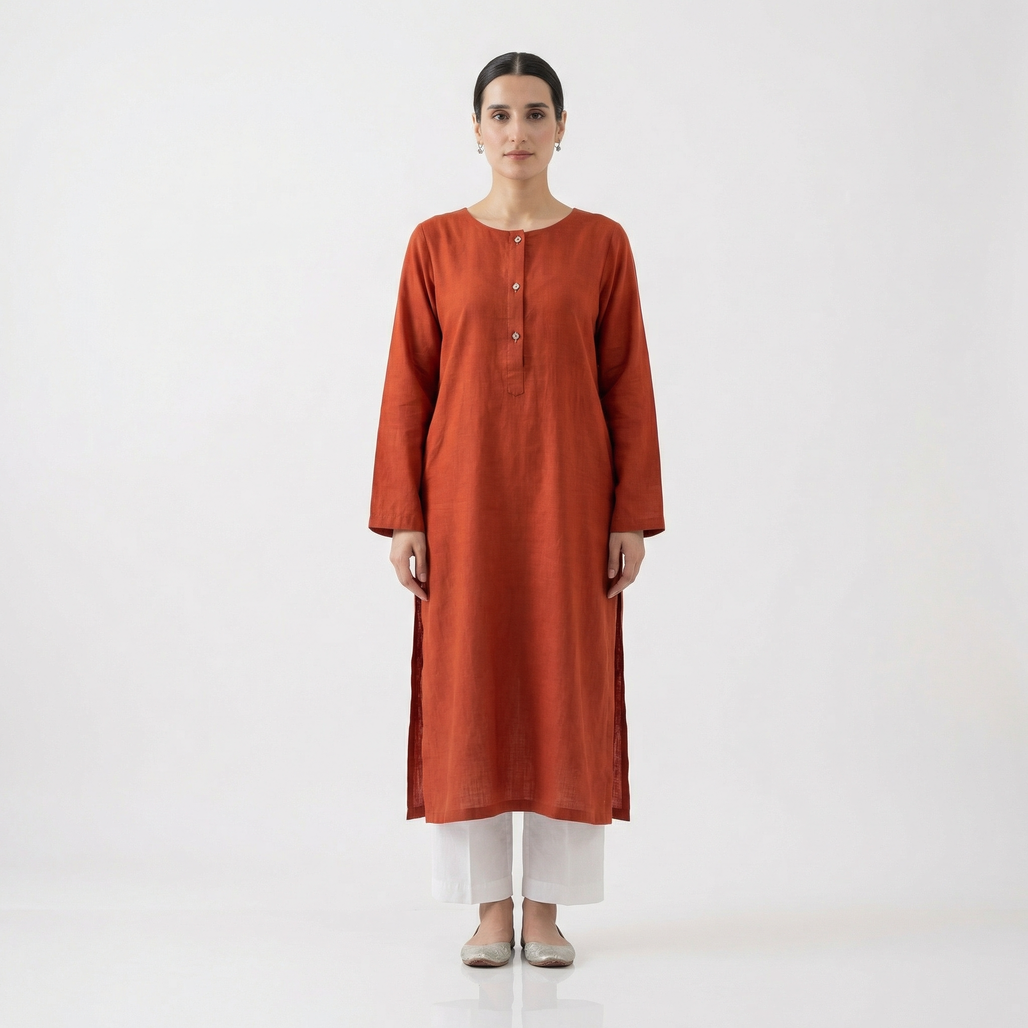 Maroon Embroidered ethics sapphire brand 2-Piece Suit