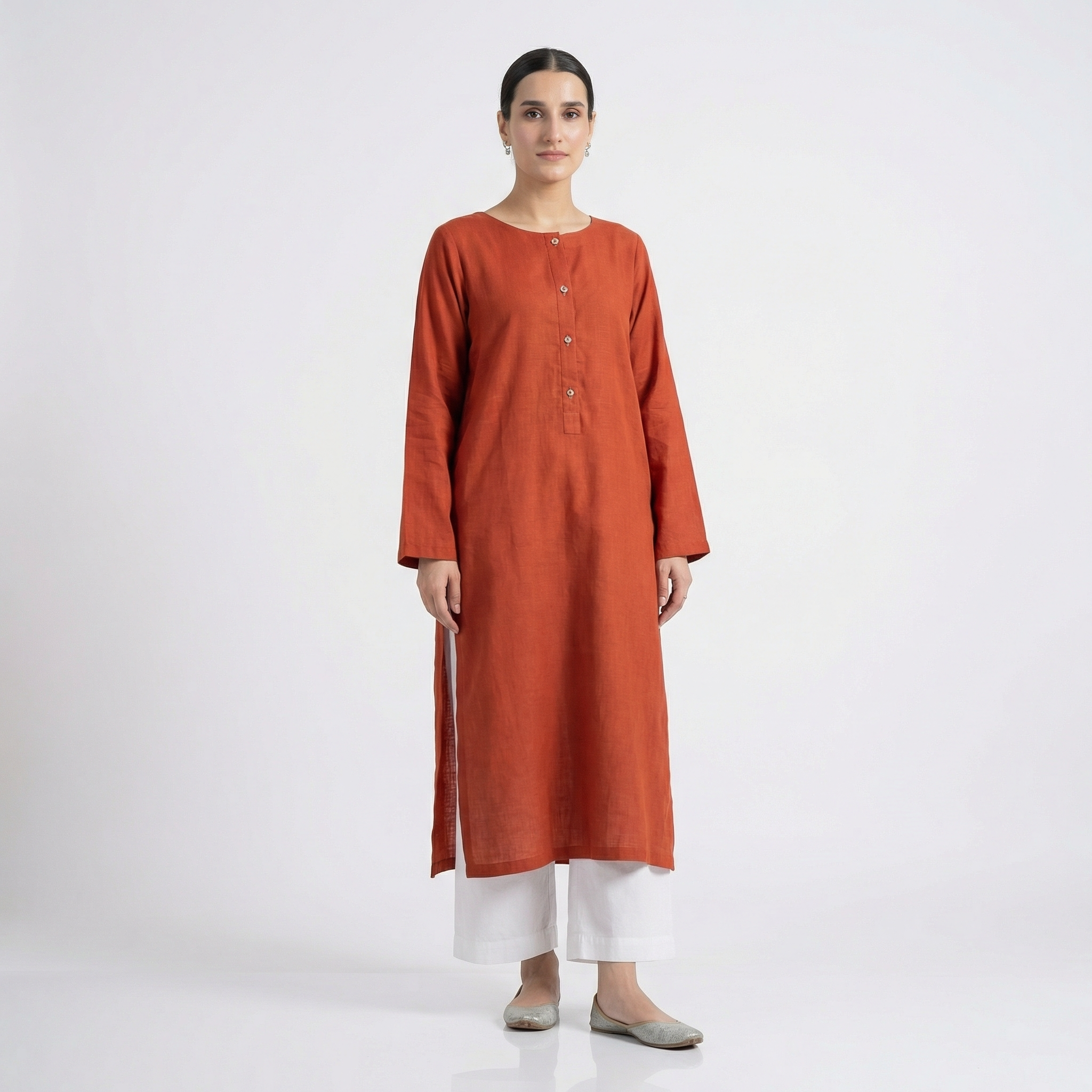 Maroon Embroidered ethics sapphire brand 2-Piece Suit